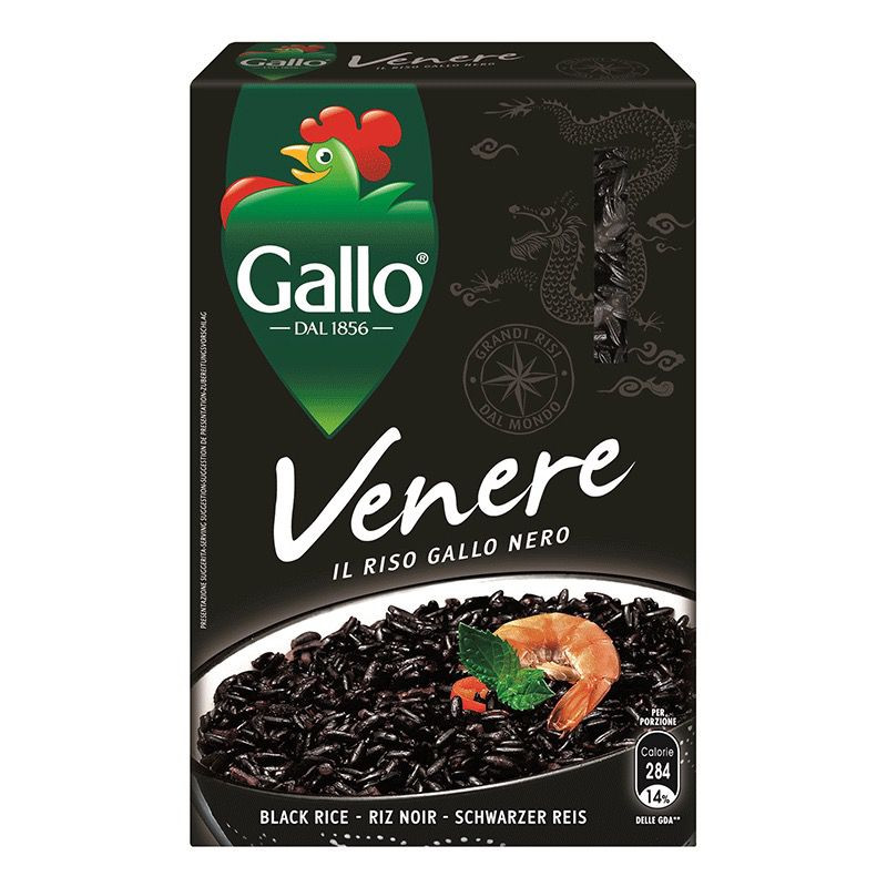 ARROZ NEGRO VENERE CAJA 12/500gr.
